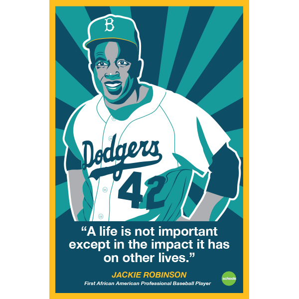 Jackie Robinson Poster - FREE - Amped Up Learning